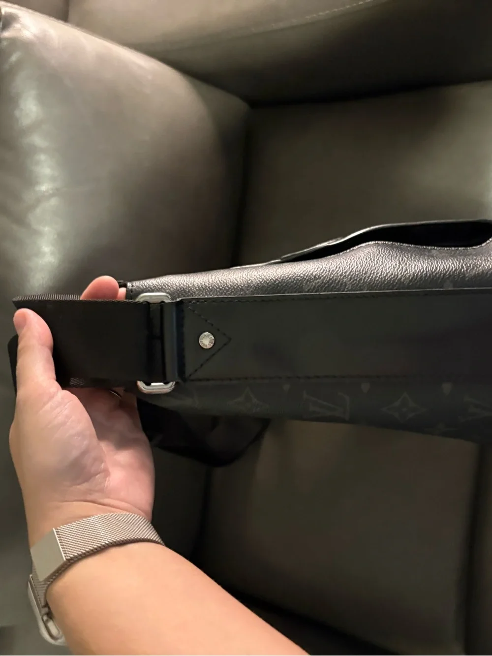 Louis Vuitton Monogram Eclipse Canvas Odyssey Messenger PM